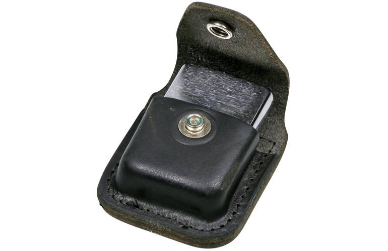 ZIPPO Feuerzeug-Tasche Ledertasche schwarz Clip - 60001219